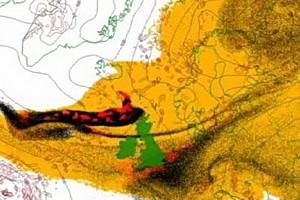 Облако вулканического пепла накрыло Европу: свежая метеокарта